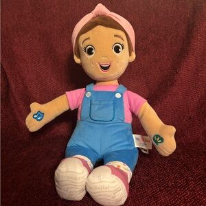 Ms. Rachel Plush Doll with Pink and Blue Outfit